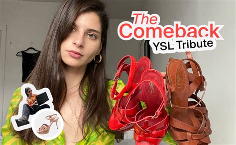 ysl tribute sizing|The YSL Tribute Sandal Is Back. Here's How To Spot a Fake. .